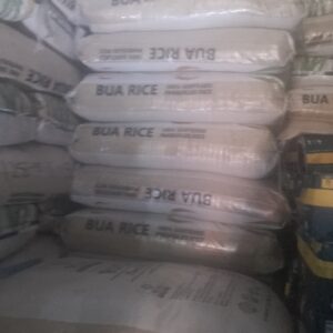 Bags of BUA RICE