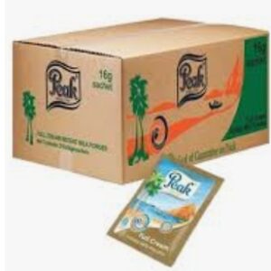 Cartons of peak milk seachets