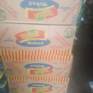 Cartons of Yale Cambridge bread 10 loaves